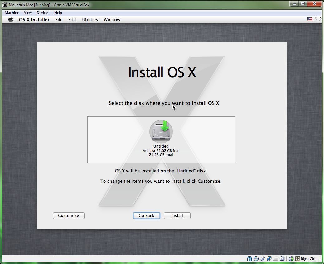 Virtualbox Mac Os X Lion Download